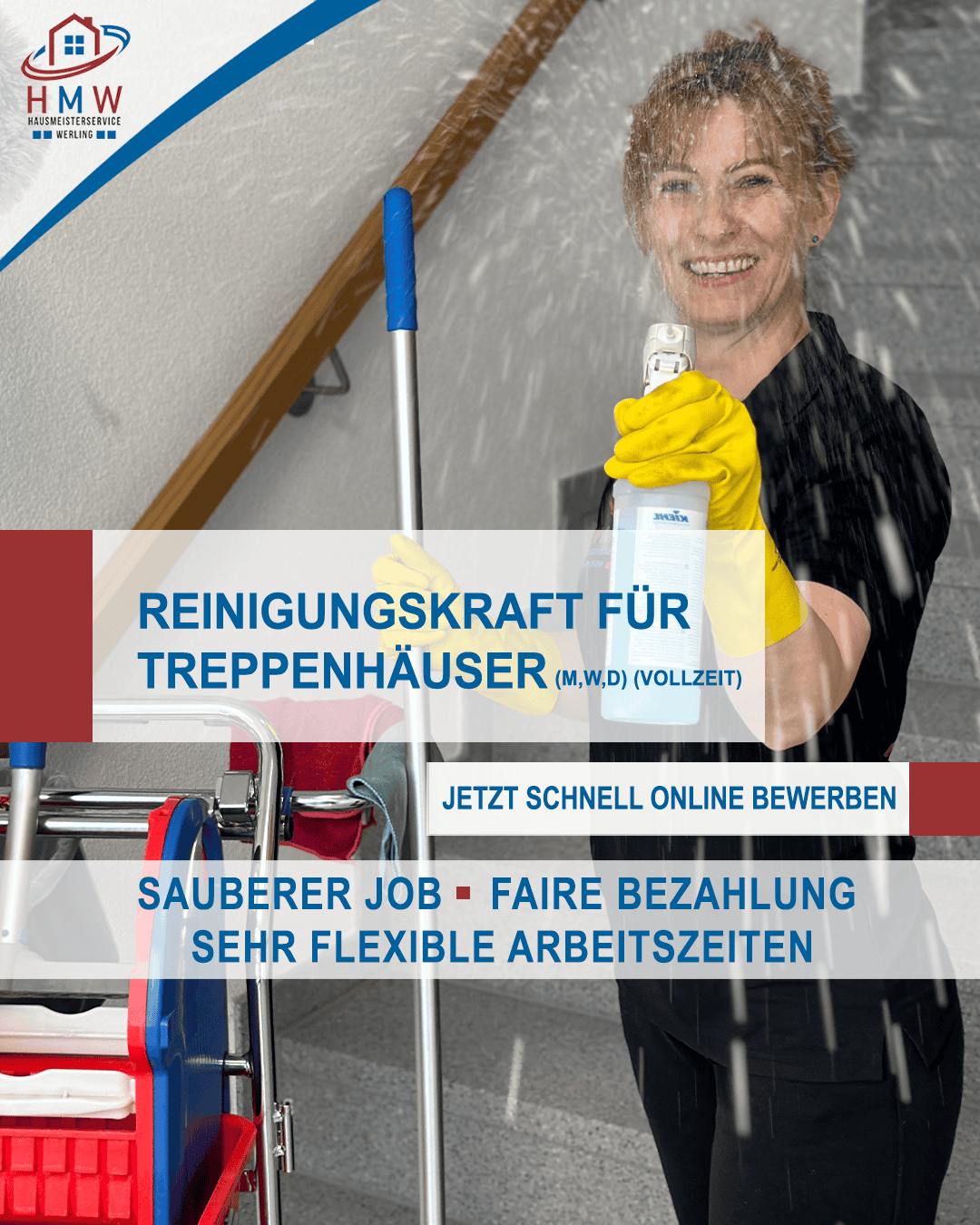 stellenangebot job Reinigungskraft Vollzeit hatzenbühl pfalz hausmeister werling